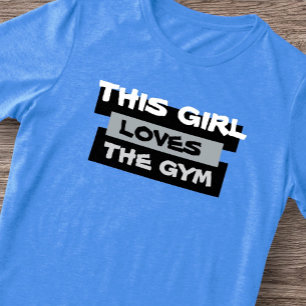 Athletic Fitness Girl Gym Workout Sports Vintage T Shirt