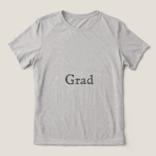 Athletic Grått Grad för kvinnor T Shirt