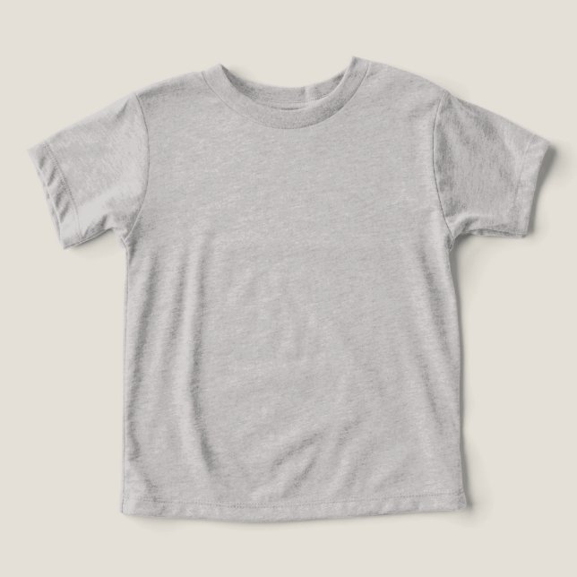 Athletic Grått Tri-blend Småbarn T-Shirt (Design Framsida)