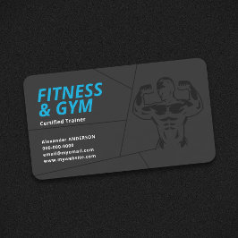 Athletic Gym & Fitness - Tränare Visitkort