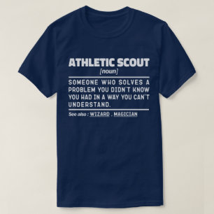 Athletic Scout Noun Definition Sport Älskare Funny T Shirt