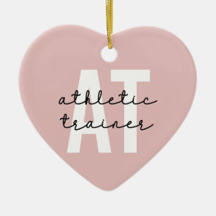 Athletic Trainer AT Athletic Training Julgransprydnad Keramik