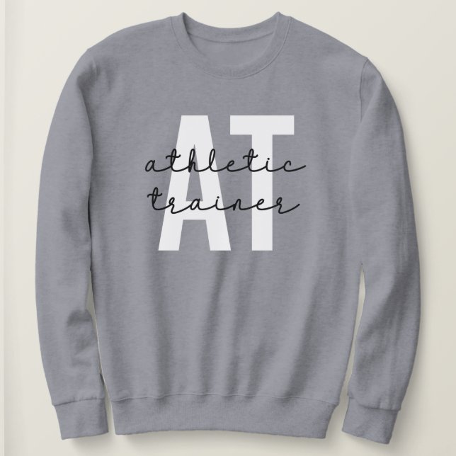 Athletic Trainer AT Athletic Training T Shirt (Design framsida)