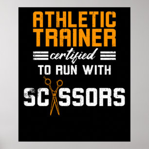 Athletic Trainer auktoriserad Poster