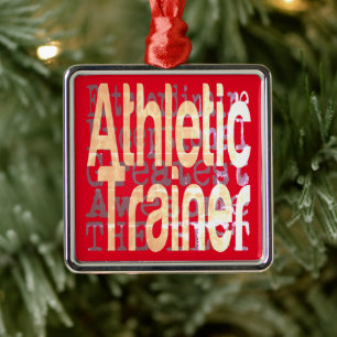 Athletic Trainer Extraordinaire Julgransprydnad Metall