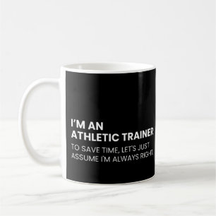Athletic Trainer Funny Work Say Kaffemugg