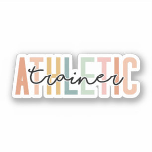 Athletic Trainer Gift Athletic Training Klistermärken