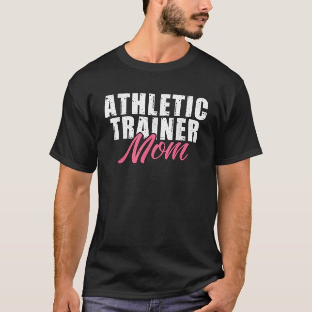 Athletic Trainer Mamma T Shirt (Framsida)