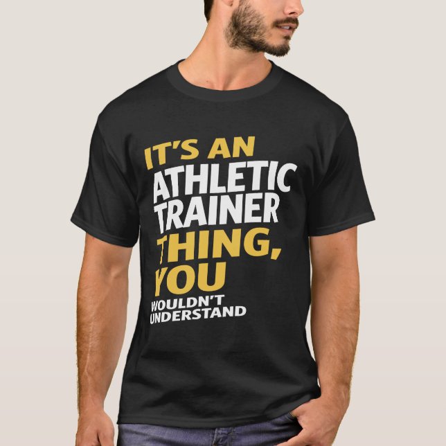 Athletic Trainer T Shirt (Framsida)