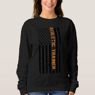 Athletic Trainer US Flagga Athletic Training T Shirt