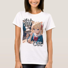 Athletic uniform-inspired design　　Cat T Shirt
