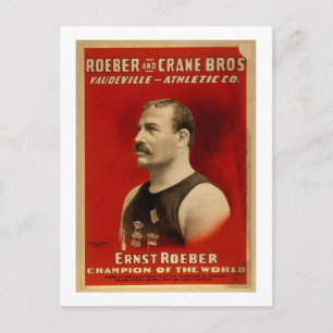 Athletics poster vykort
