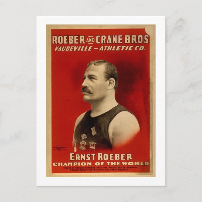 Athletics poster vykort (Framsida)