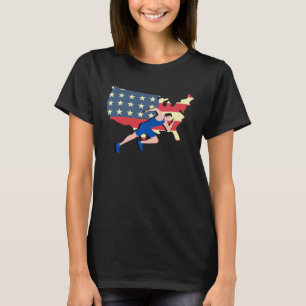 Athletics USA Olympiska idrottarna i USA T Shirt