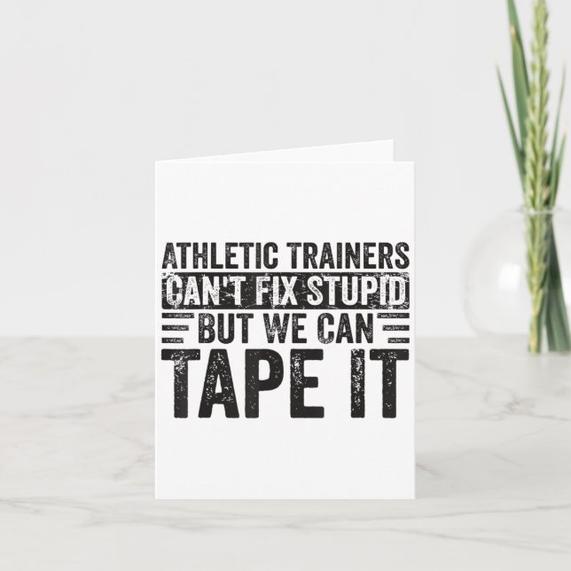 Athletiska Tränare kan inte laga Stud Funny Srts M Kort (Framsida)