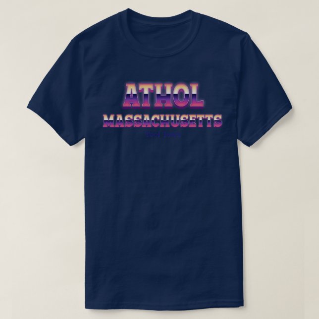 Athol Massachusetts T Shirt (Design framsida)