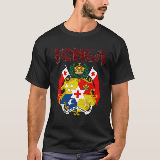 Atikapu Tonga Blue Small T Shirt (Framsida)
