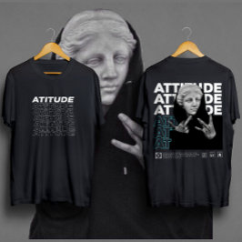 ATITUDE Michelangelos David Graphic Stil Classic T Shirt