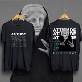 ATITUDE Michelangelos David Graphic Stil Classic T Shirt