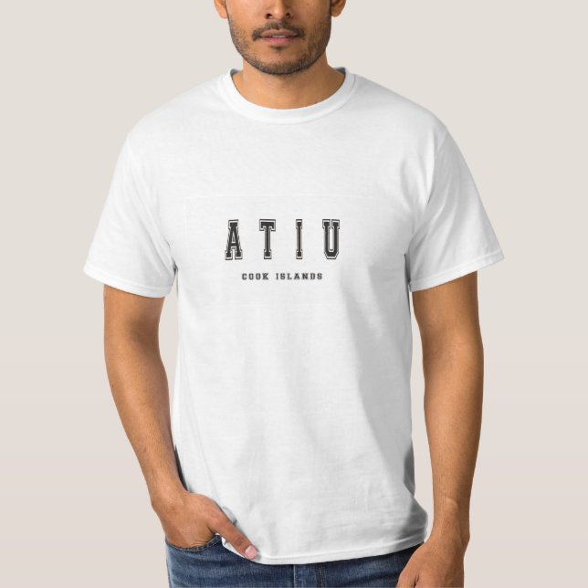 Atiu kocköar tee shirt (Framsida)