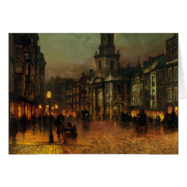 Atkinson Grimshaw Blackman Street CC0540-kort Hälsningskort