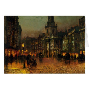 Atkinson Grimshaw Blackman Street CC0540-kort Hälsningskort