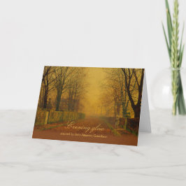 Atkinson Grimshaw Evening glow CC0868 Birthday Kort