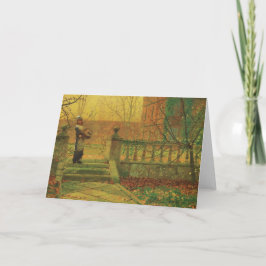 Atkinson Grimshaw Hösten guld CC0538 Greeting Card Kort