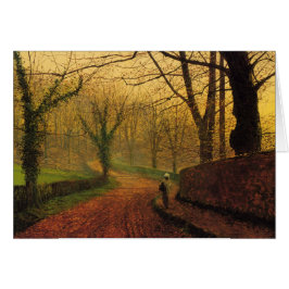 Atkinson Grimshaw Stapleton Park 1877 CC0060 Hälsningskort