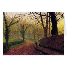 Atkinson Grimshaw Stapleton Park CC0460 Hälsningskort