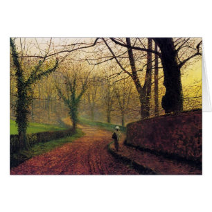 Atkinson Grimshaw Stapleton Park CC0460 Hälsningskort