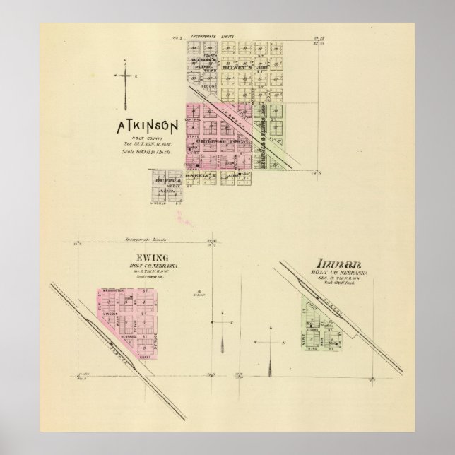 Atkinson, Nebraska Poster (Framsidan)