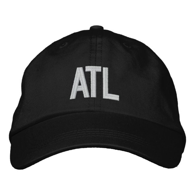 ATL Atlanta Georgia Personlig Justable Hat Broderad Keps (Framsida)