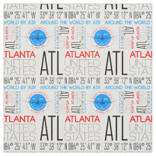 ATL, Atlanta reser runt i världen av Luft Mönster Tyg
