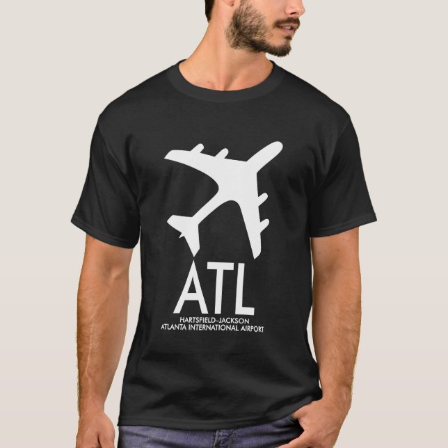 ATL HARTSFIELD-JACKSON ATLANTA FLYGPLATS T SHIRT (Framsida)