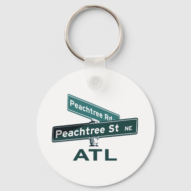 ATL Peachtree Signs Nyckelring (Framsida)