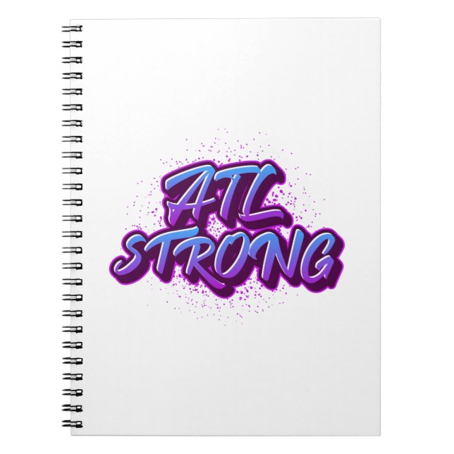 ATL Strong Graffiti Stil Anteckningsbok (Framsidan)