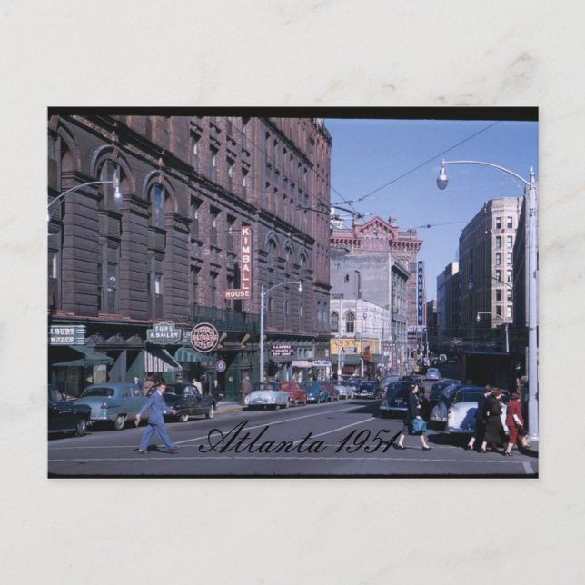 Atlanta 1951 vykort (Framsida)