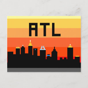Atlanta 8-Bet horisont ATL Vykort