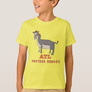 Atlanta Amateur Donkey Kids Wiffle Boll Shirt T