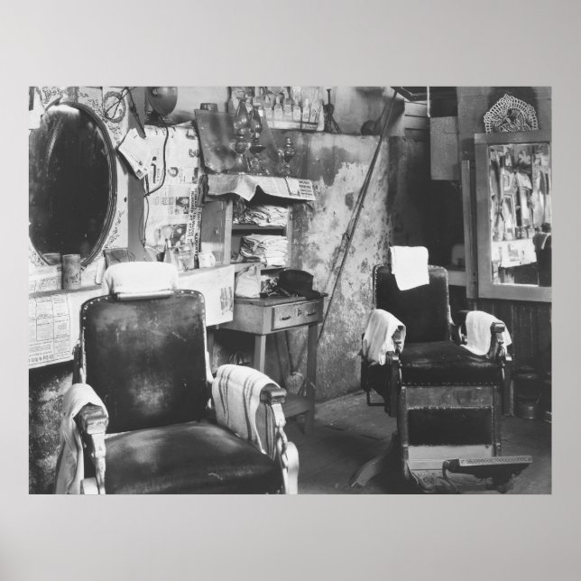 Atlanta Barber Shop: 1936 Poster (Framsidan)