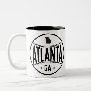 Atlanta Baseball Thmet Två-Tonad Mugg