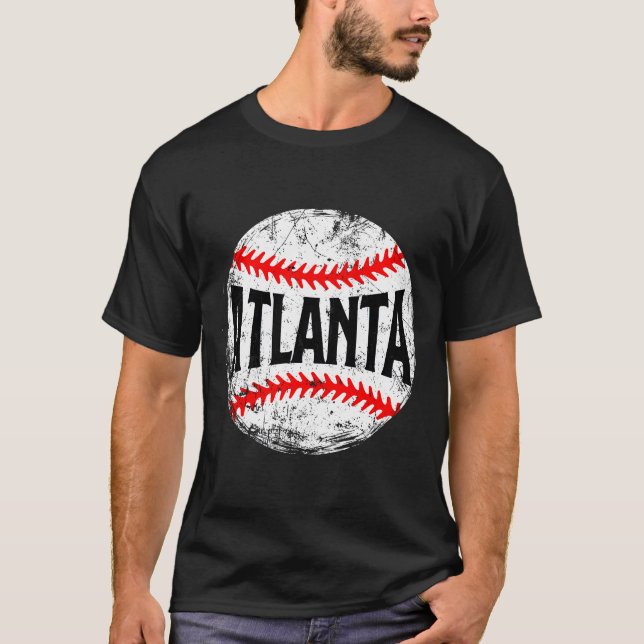 Atlanta Bravesss Team T Shirt (Framsida)