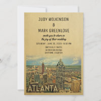 Atlanta bröllopsinbjudan Georgia