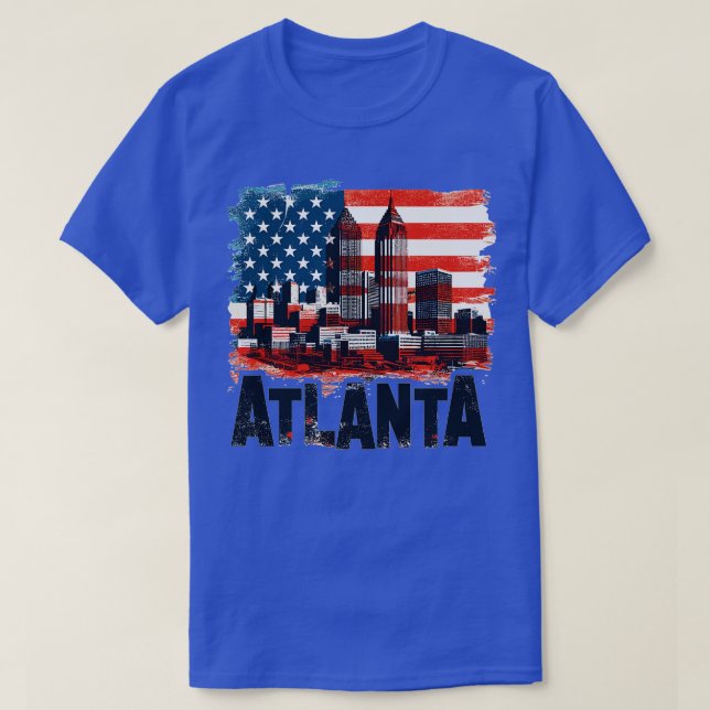 Atlanta City TShirt T Shirt (Design framsida)