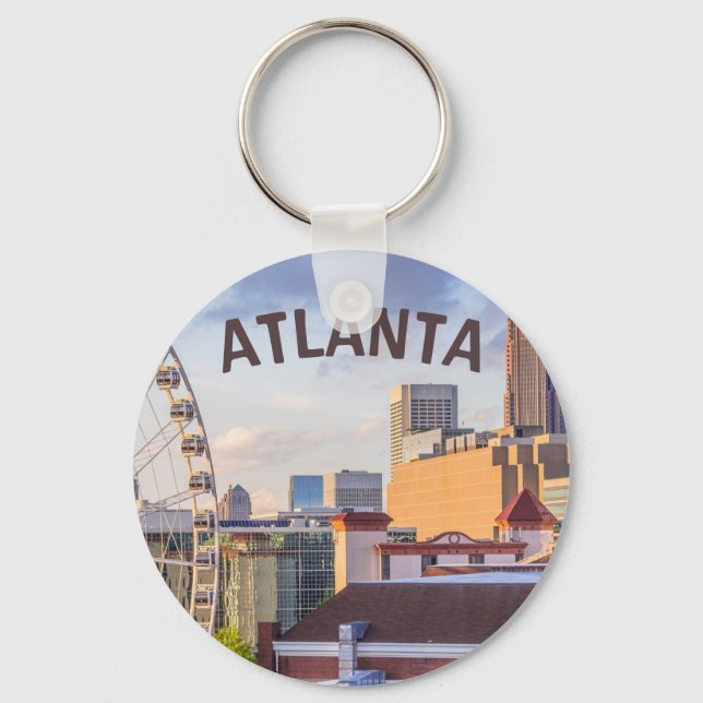 Atlanta City View Nyckelring (Framsida)