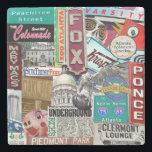 Atlanta Collage Underlägg, Retro Atlanta, Atlanta Stenunderlägg<br><div class="desc">Atlanta Collage Underlägg,  Atlanta Underlägg,  Atlanta Gifts,  Atlanta Landmarks,  Atlanta Ornament,  Atlanta jul Ornament,  anpassningsbar underlägg by hazel,  underlägg by hazel,  Atlanta Art,  julprydnad.</div>
