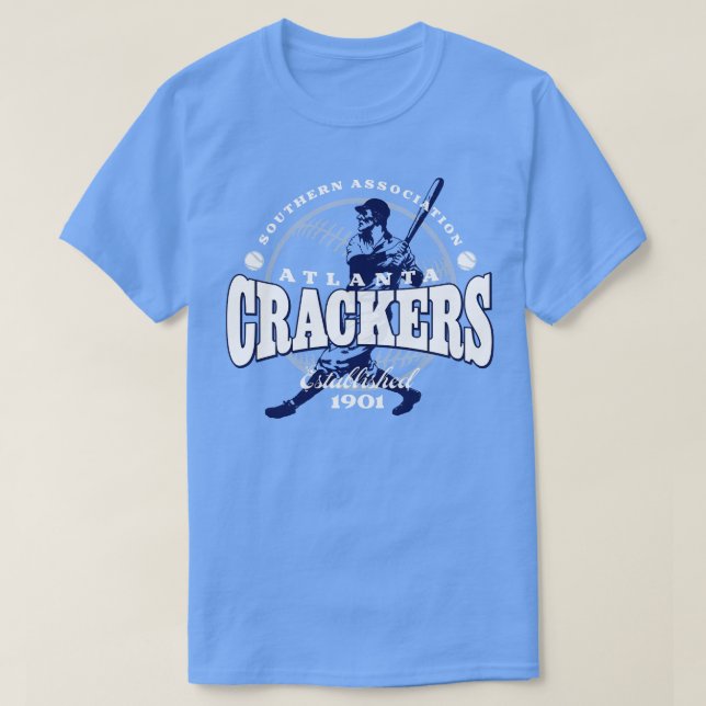 Atlanta Crackers Baseball T Shirt (Design framsida)