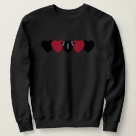 Atlanta Falcons Heart Football T Shirt