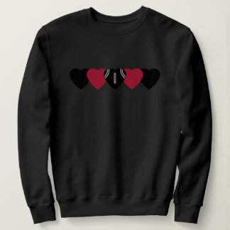 Atlanta Falcons Heart Football T Shirt